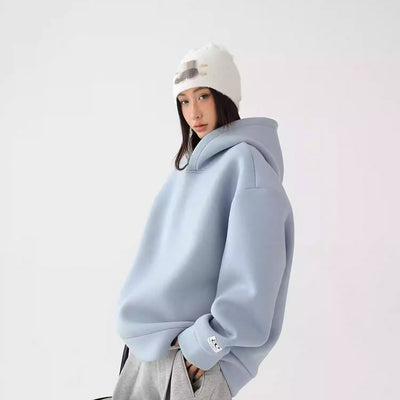 Sudadera Holgada con Capucha y Capas de Aire Aislante - Estilo Urbano - Image 3