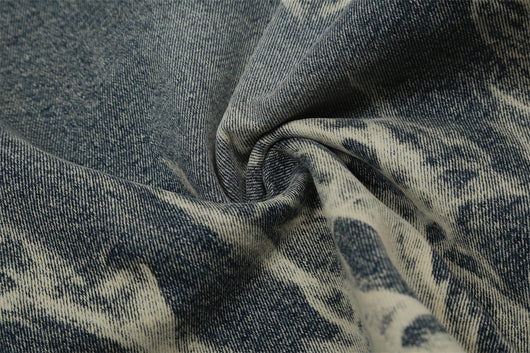 Pantalones Denim Tie-dye Punk Cintura Media - Image 19