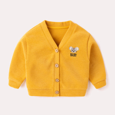 Cardigan Tejido Infantil Estilo Occidental para Niña - Abrigo Otoño - Image 11