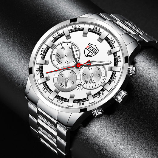 Reloj de Cuarzo Luminoso para Hombre - Elegancia Empresarial - Image 36