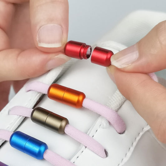 Hebilla Metálica Elástica sin Marca para Zapatos - Cierre Invisible de Color - Image 2