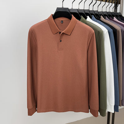 Camisa Polo Ejecutiva Manga Larga con Solapa - Image 34