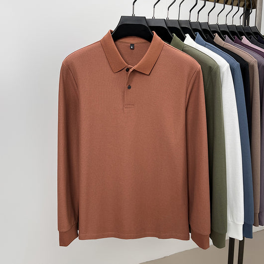 Camisa Polo Ejecutiva Manga Larga con Solapa - Image 34