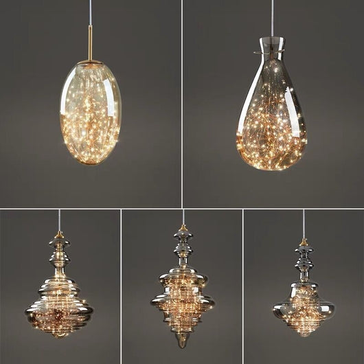 Lámpara Colgante de Cristal Minimalista Moderna - Image 25