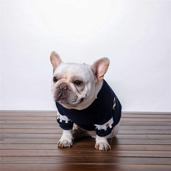 Ropa para Perros Pequeños de Algodón y Terciopelo con Estampado