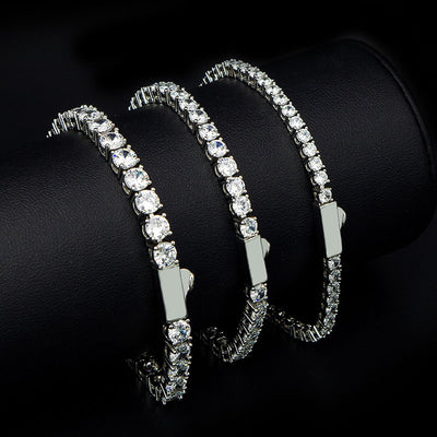 Pulsera Hip Hop con Rhinestones Brillantes - Joyería de Moda Urbana - Image 9
