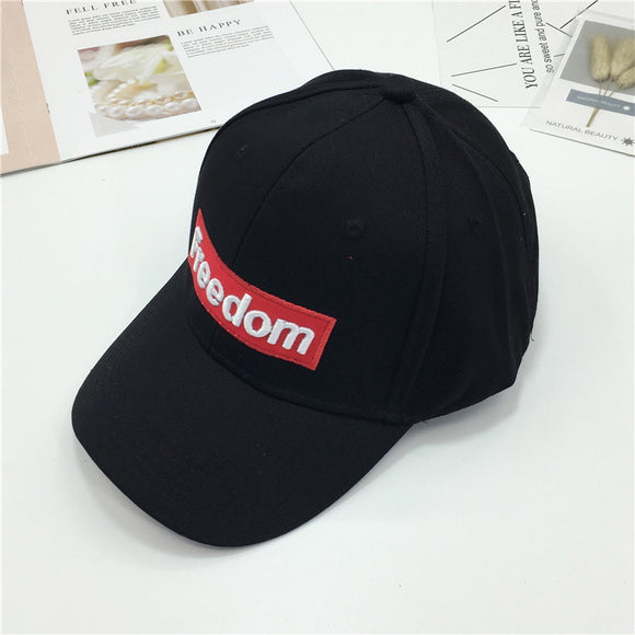 Gorra de Béisbol Coreana con Bordado de Alfabeto en Algodón