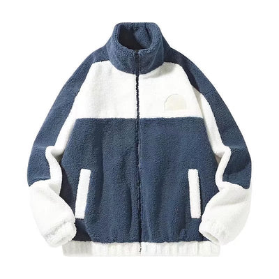 Chaqueta de Lana Cordero Coreana con Cuello Alzado - Image 4