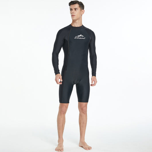 Traje de Baño Deportivo Manga Larga con Protección Solar - Image 3