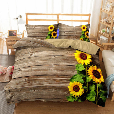 Juego de Cama Girasol 3 Piezas - Textil Premium para Hogar - Image 6