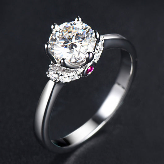 Anillo de Diamante para Boda Estilo Europeo y Americano - Image 10