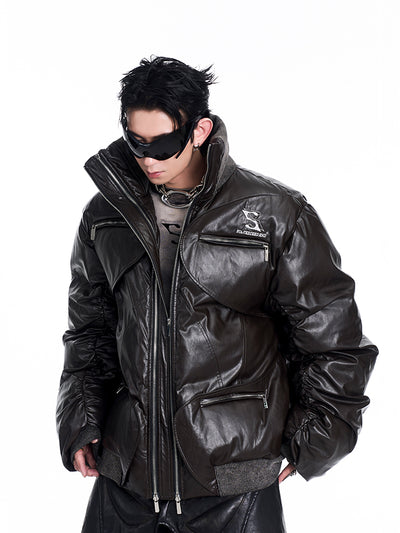 Chaqueta de Algodón Grueso con Cuello de Pie para Hombre - Image 14