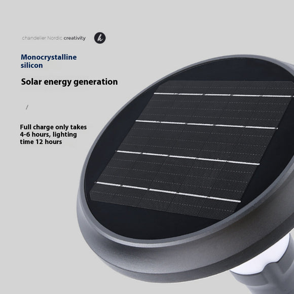 Lámpara Solar LED para Patio y Jardín