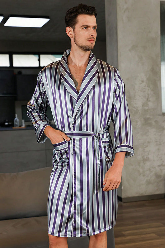 Bata de Seda para Hombre - Cómoda y Elegante para Verano - Image 33