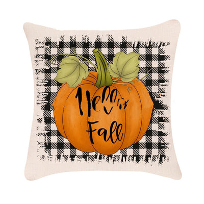 Funda de Cojín Decorativa Calabaza Otoño Halloween para Sofá y Auto - Image 13