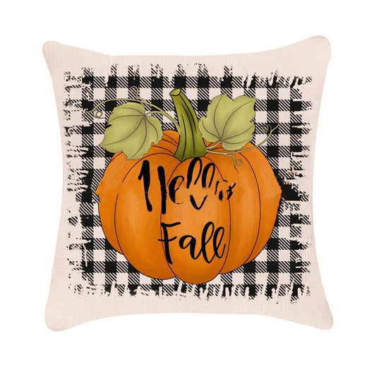 Funda de Cojín Decorativa Calabaza Otoño Halloween para Sofá y Auto - Image 13