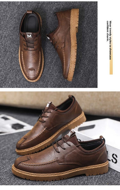 Zapatos de Cuero para Hombre con Cordones - Estilo Casual Ejecutivo - Image 11