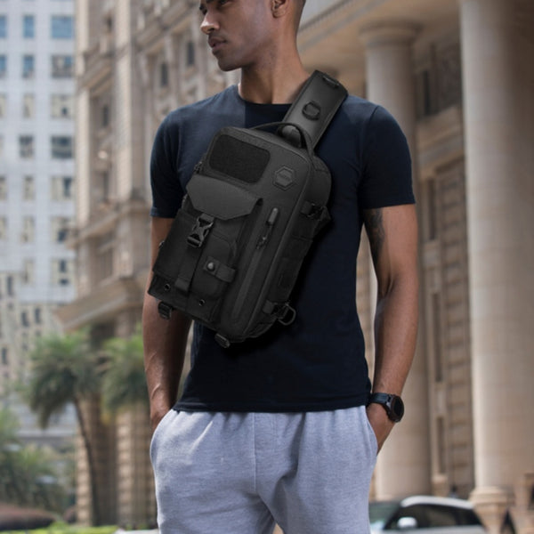 Bolsa Táctica Deportiva Impermeable para Pecho y Hombro