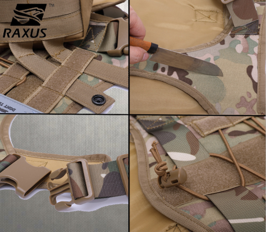 Chaleco Táctico de Camuflaje para Mascotas - Image 9
