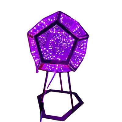 Lámpara Nocturna Geométrica Infinita con Diseño Dodecaédrico - Image 7