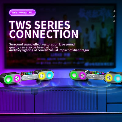 Parlante Bluetooth RGB Luminoso para Gaming - Image 2