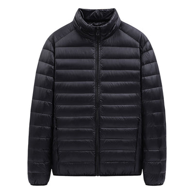 Chaqueta de Plumas Ligera para Hombre con Cuello Alto - Image 2
