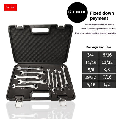 Llave Inglesa Ajustable con Carraca de Tubo Abierto - Image 31