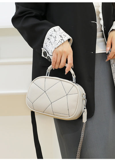 Bolso Pequeño Retro de Patchwork Trendy con Tres Capas - Image 32