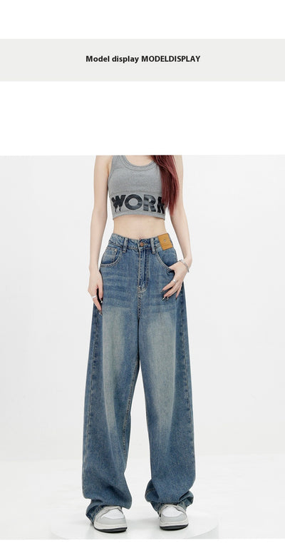 Jeans Retro Azul Holgados de Corte Recto - Image 20