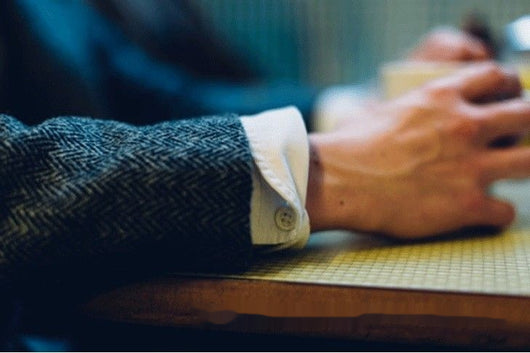 Blazer de Tweed Lana Estilo Británico Retro para Hombre - Image 17