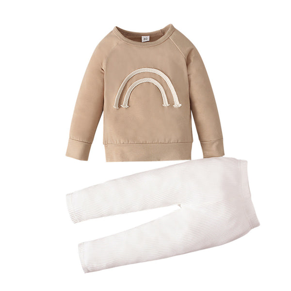 Sudadera Infantil Khaki de Manga Larga para Primavera, Otoño e Invierno - Image 4