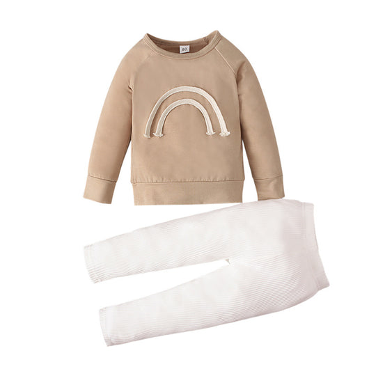 Sudadera Infantil Khaki de Manga Larga para Primavera, Otoño e Invierno - Image 4