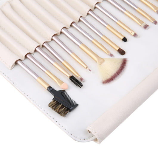 Set de Brochas de Maquillaje Beige Champagne - Image 5