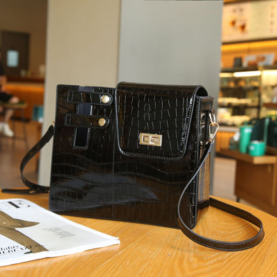 Bolso Crossbody con Diseño de Patrón de Piedra - Image 15