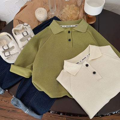 Suéter Coreano de Lana Gruesa Color Sólido Casual - Image 3