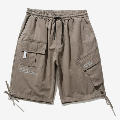Pantalones Cortos Rectos de Algodón Puro Lavado - Básico Versátil para Hombre - Image 5