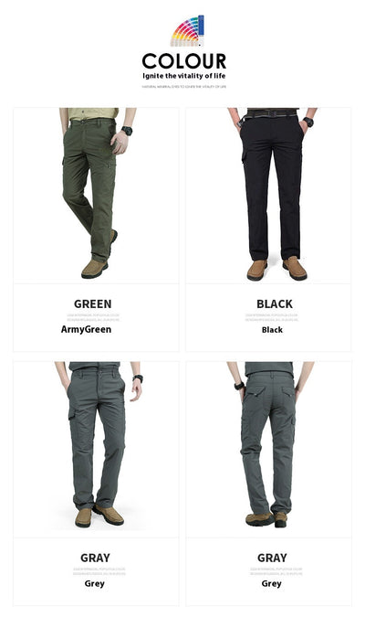 Pantalones Cargo Holgados Talla Grande - Image 14