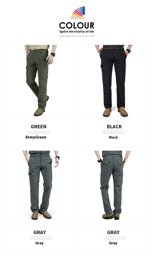 Pantalones Cargo Holgados Talla Grande - Image 14