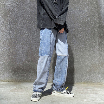 Jeans Ancho con Costuras Decorativas para Hombre - Image 5