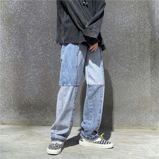 Jeans Ancho con Costuras Decorativas para Hombre - Image 5