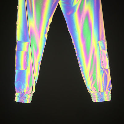 Overol Reflectante Multibolsillos con Diseño Colorido - Image 7