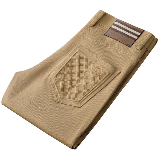 Pantalones de Negocios Slim Fit Algodón Transpirable Premium - Image 5