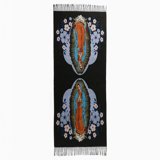 Bufanda de Cachemira Virgen Estampada para Mujer - Chal Versátil y Abrigador de Alta Calidad - Image 9