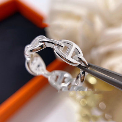 Anillo de Pareja Minimalista Brillante para Dedo Índice - Image 5