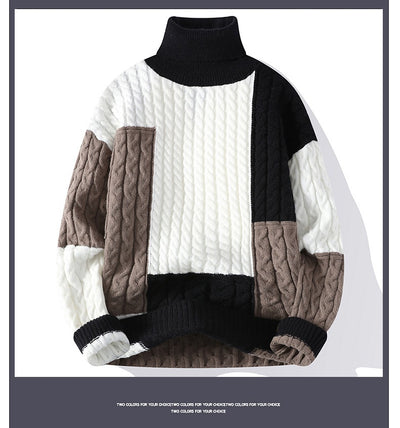 Suéter de Cuello Alto en Cashmere Puro para Parejas - Abrigo Grueso y Suave - Image 7