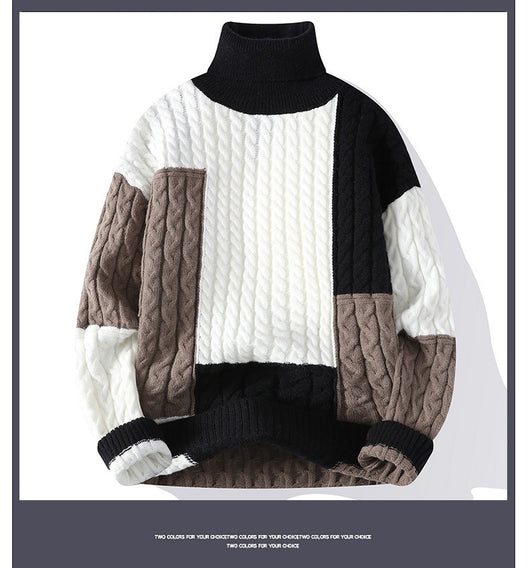 Suéter de Cuello Alto en Cashmere Puro para Parejas - Abrigo Grueso y Suave - Image 7