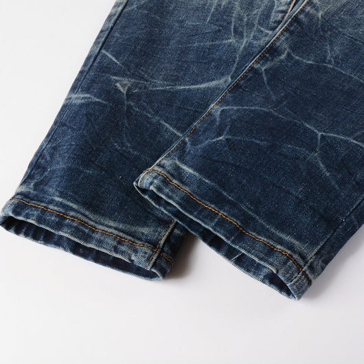 Jeans Rotos Estilo Americano para Hombre con Parches - Image 15