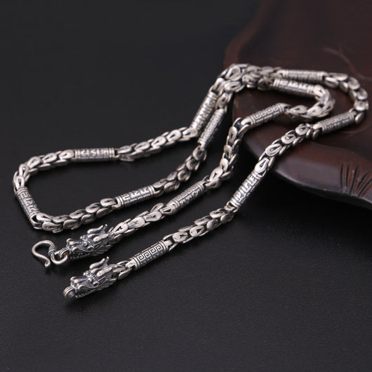 Collar Vintage Tailandés para Hombre en Plata Esterlina S925 - Image 5