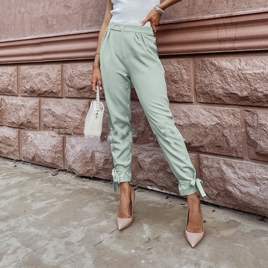 Pantalones Casuales para Mujer con Cordones Trendy - Image 5