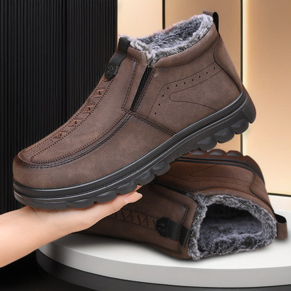 Zapatos Cómodos Talla Grande para Hombre - Suela Gruesa y Cálidos